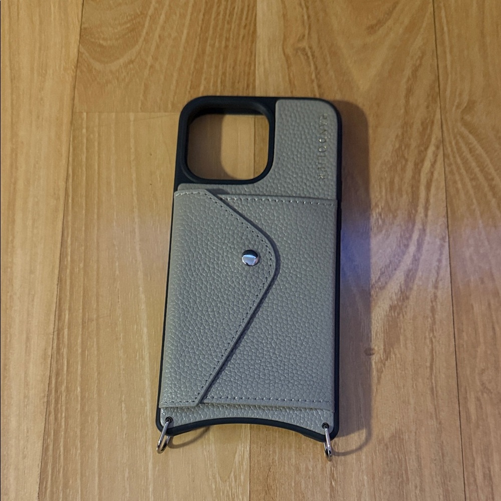 Stylish Gray iPhone 15 Pro Max Case
